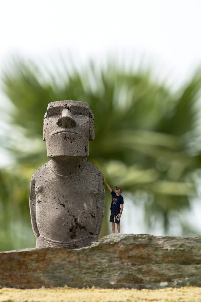 Les Moais idoles des Rapa-Nui  - Michel Mg